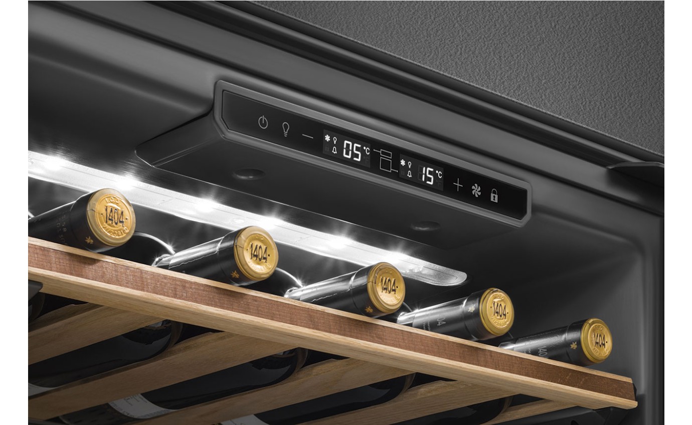 Smeg 60cm Linea Built-in Wine Cooler (Midnight Black) CVI129B3