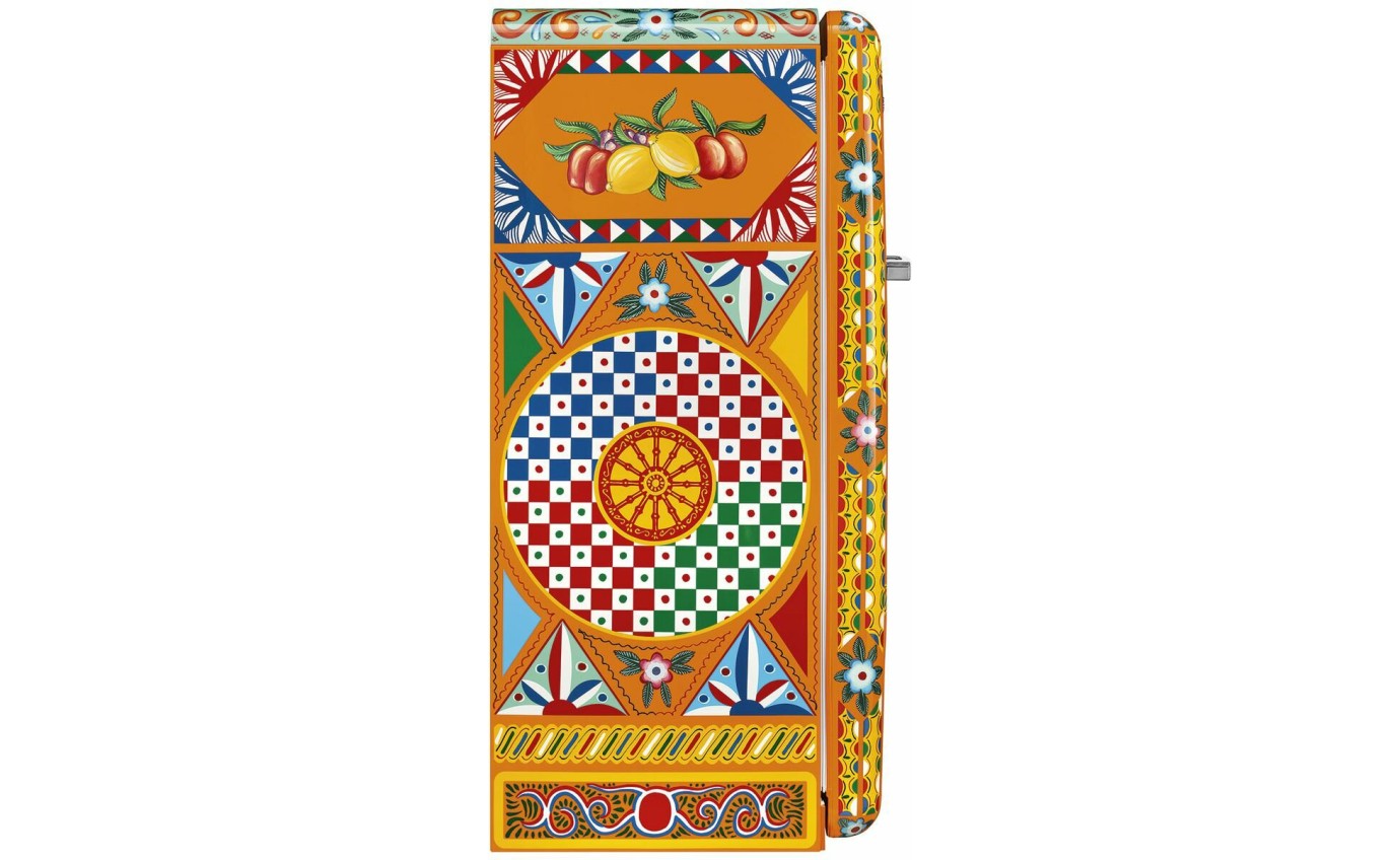 Smeg 270L Dolce & Gabbana Vertical Retro Refrigerator FAB28RDGC5AU