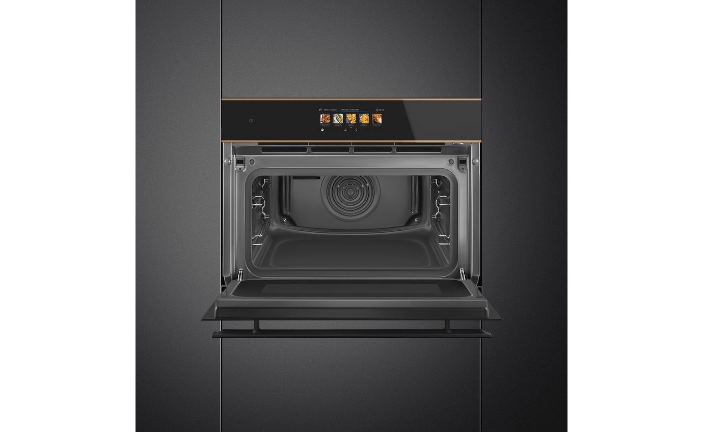 Smeg 45cm Dolce Stil Novo Combi Steam Oven SOA4606APNR