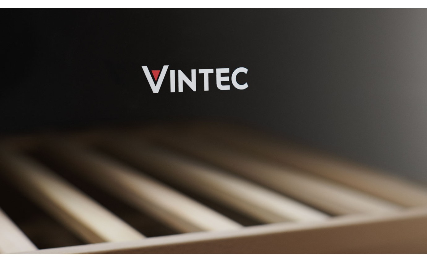 Vintec 50 Bottle Single Zone Glass Wine Cabinet Black VWS050SBBX Hart Co