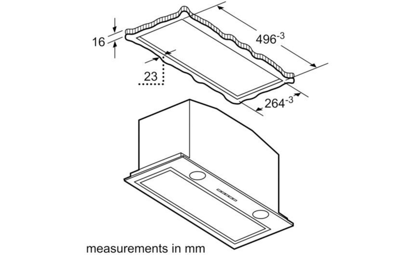 Siemens iQ500 52cm Integrated Rangehood LB57574AU