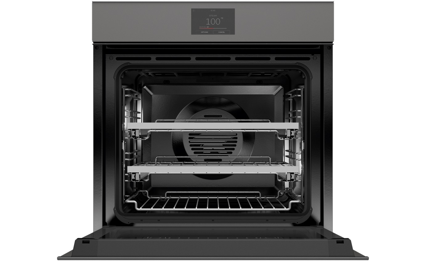 Fisher & Paykel 60cm Series 11 Minimal Handleless Combi-Steam Oven - Grey Glass OS60SMTNG1