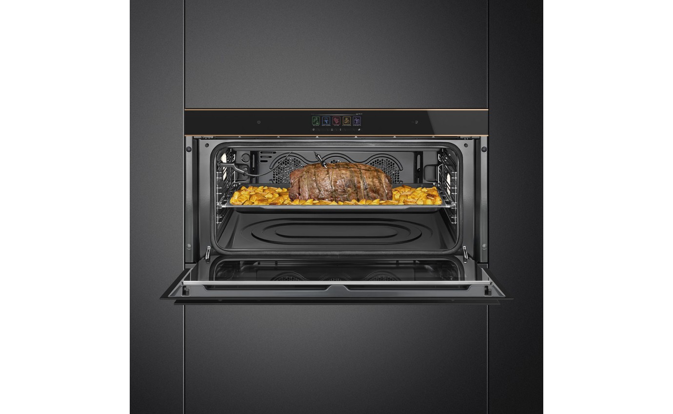 Smeg 90cm Dolce Stil Novo Wi-Fi Thermoseal Pyrolytic Oven SFPR9606WTPNR