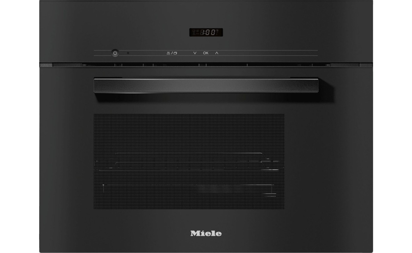Miele 45cm PureLine Steam Oven - Obsidian Black DG2840OB