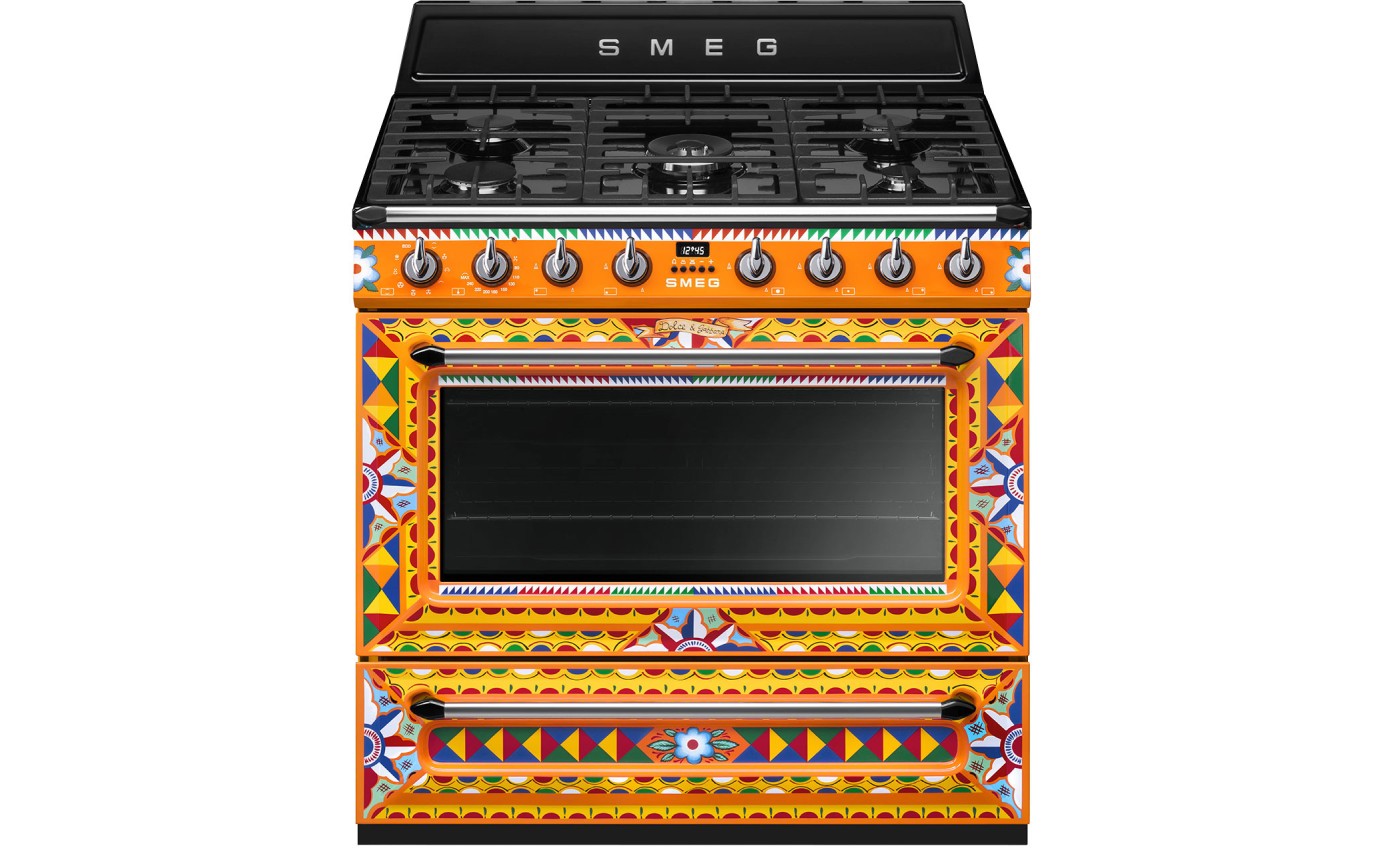 Smeg 90cm Dolce & Gabbana Freestanding Cooker TRA90DGC9
