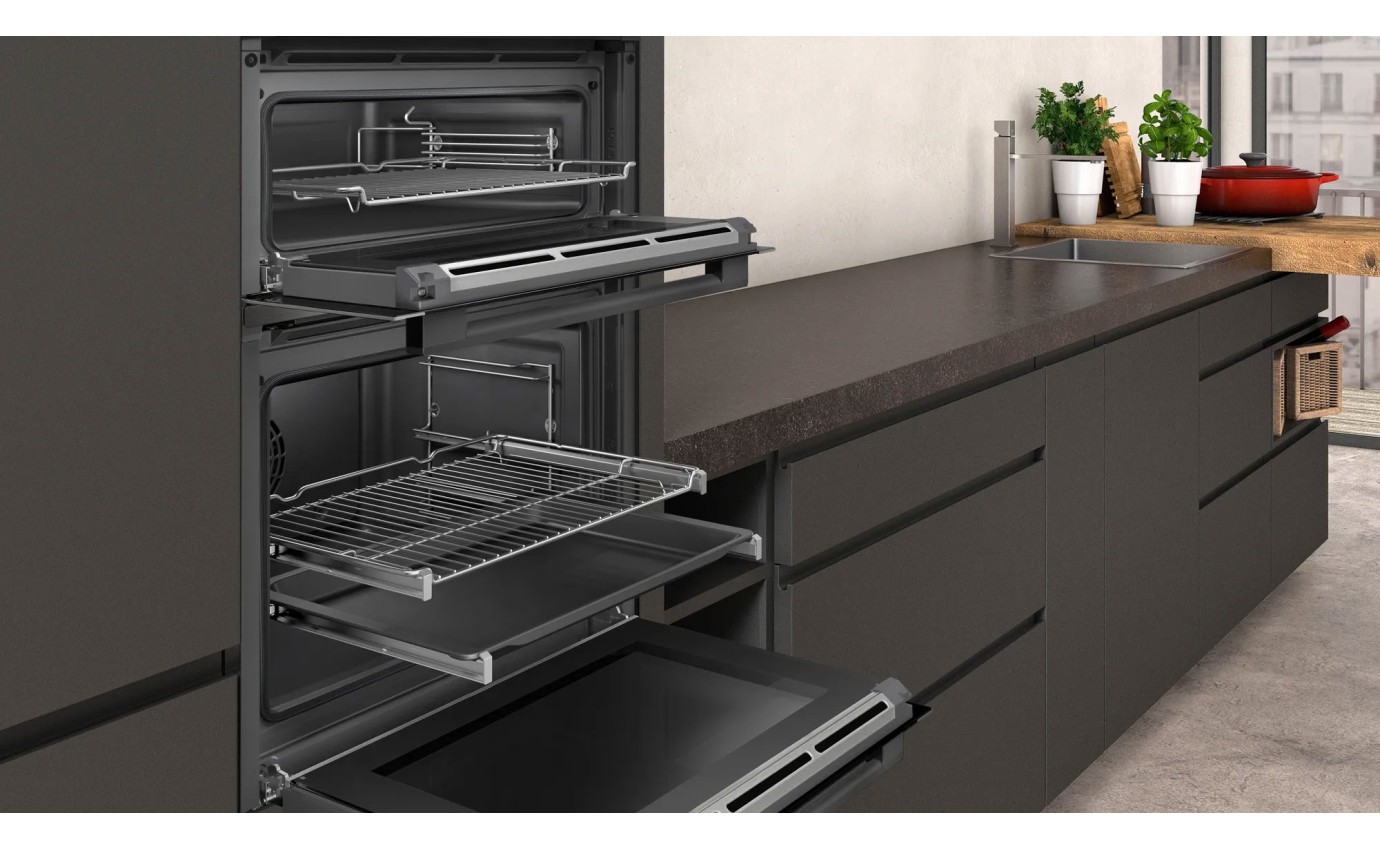 Neff Built-In Pyrolytic Double Oven (Graphite Grey) U2ACH7CG0A