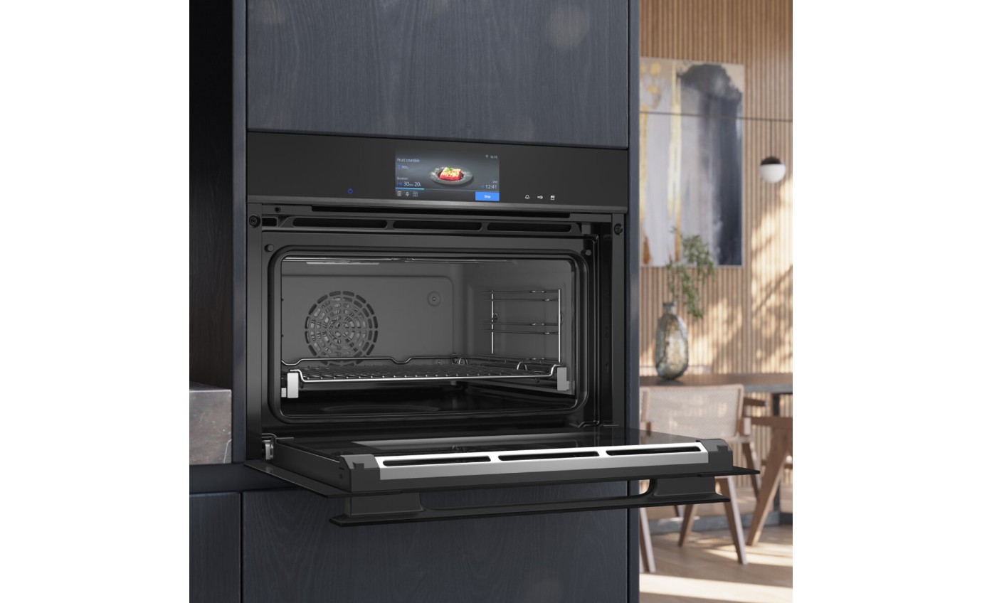 Siemens iQ700 StudioLine Built-In 45cm Compact Oven with Full & PulseSteam CS958GCB1
