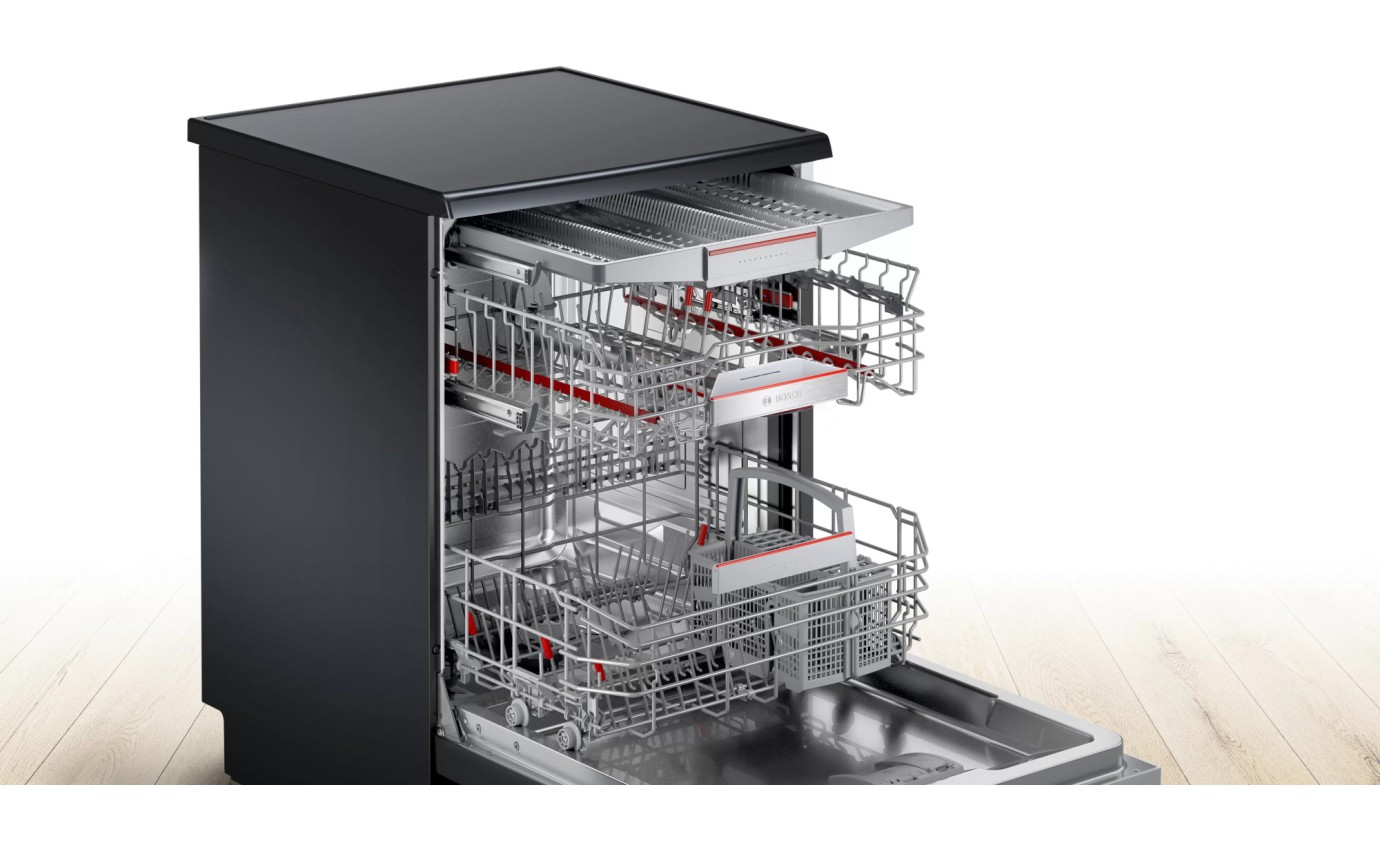 Bosch 60cm Series 6 Freestanding Dishwasher (Black Inox) SMS6HCB01A