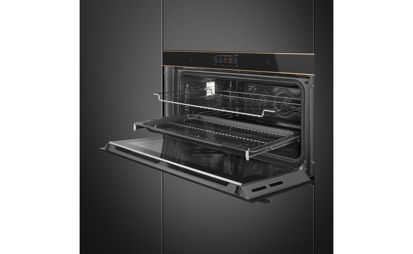 Smeg 90cm Dolce Stil Novo Wi-Fi Thermoseal Pyrolytic Oven SFPR9606WTPNR