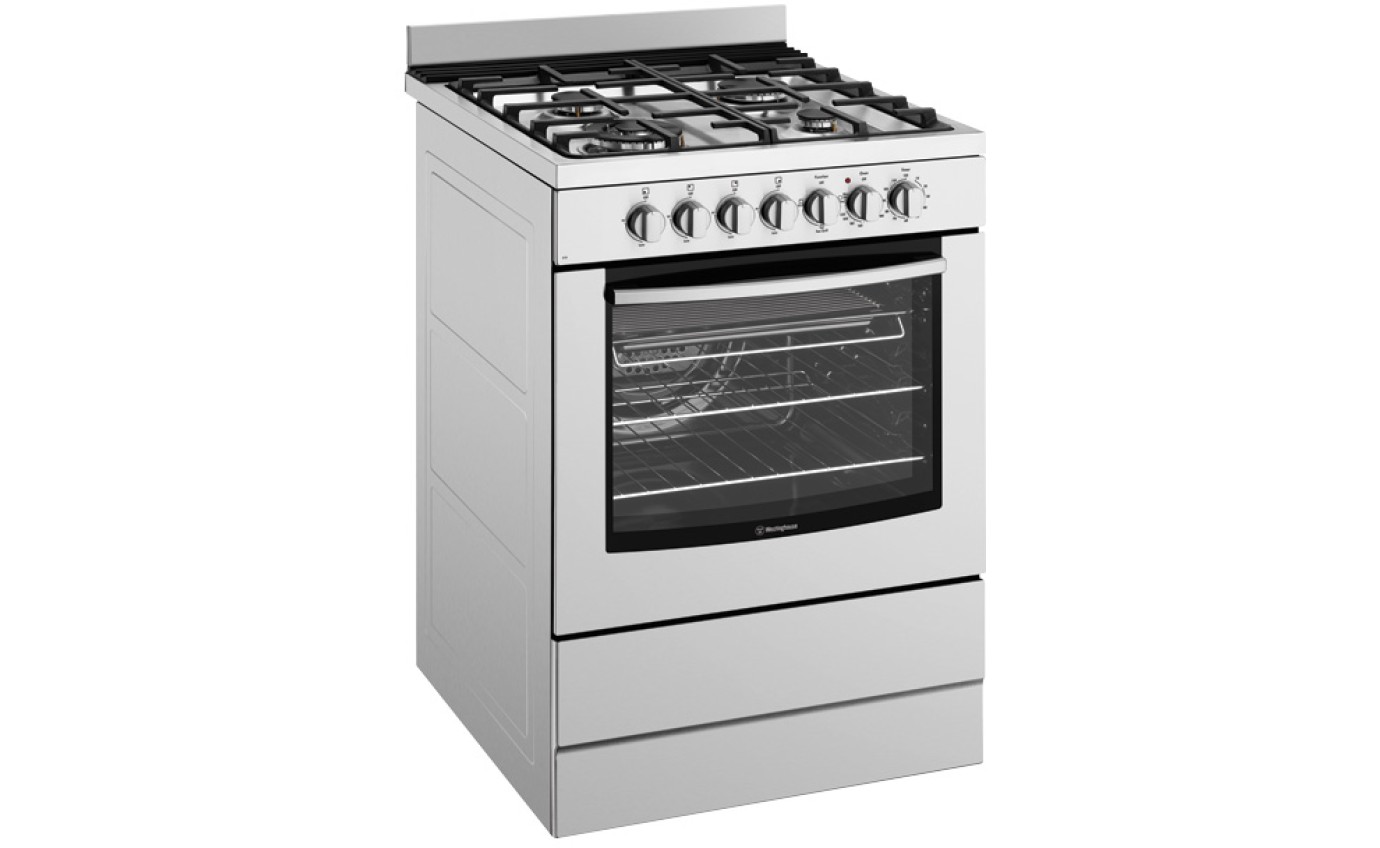 Westinghouse 60cm Freestanding Dual Fuel Cooker WFE616SA