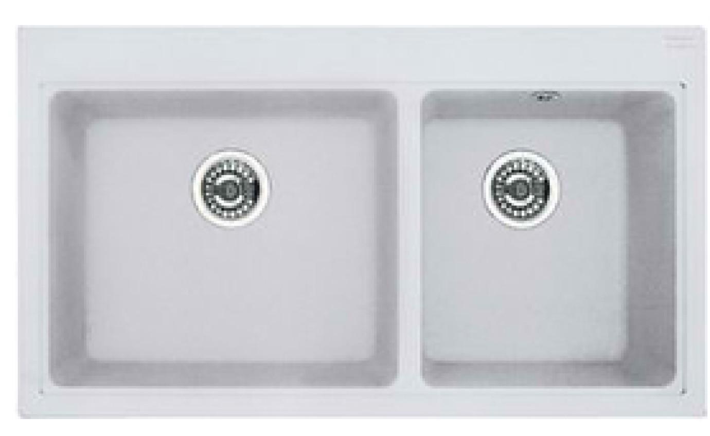 Franke Mythos Double Bowl Sink MTG620ONYX