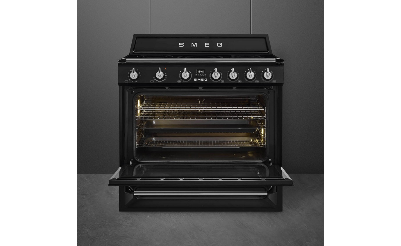 Smeg 90cm Victoria Freestanding Cooker TR90IBL2