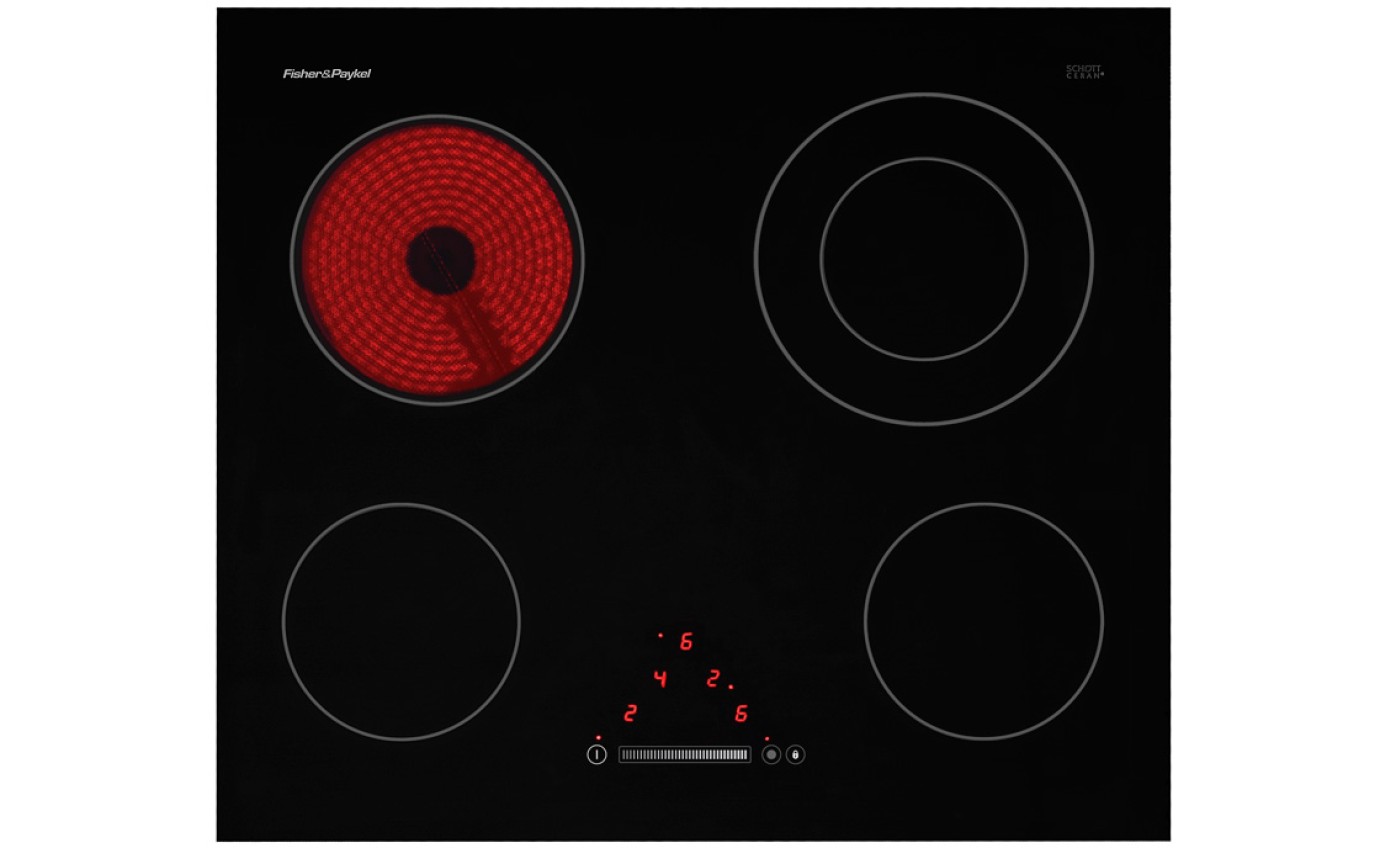 Fisher & Paykel 60cm Series 5 4 Element Electric Cooktop CE604DTB1