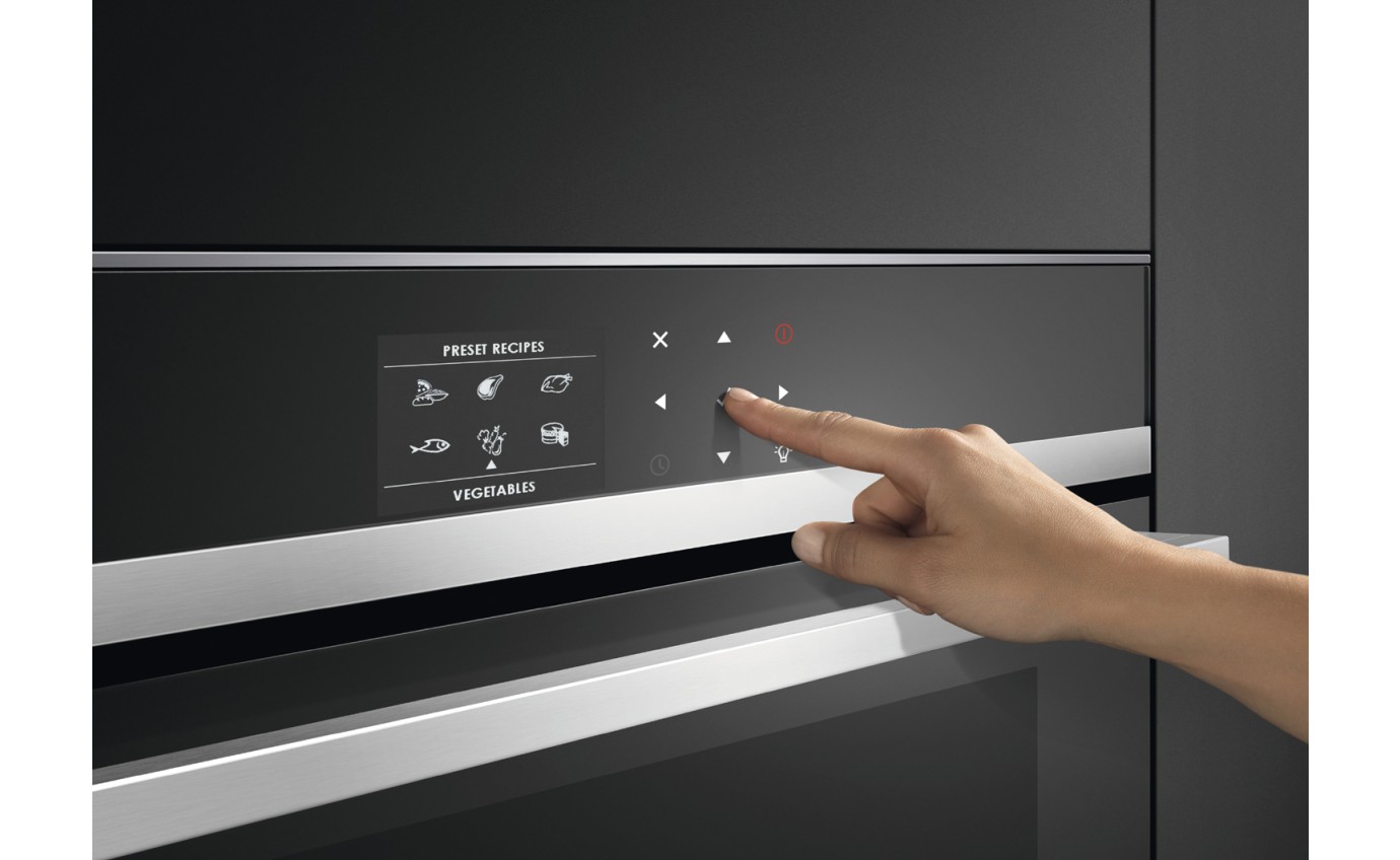 Fisher & Paykel 60cm Series 9 Contemporary Compact Combi-Steam Oven OS60NDB1
