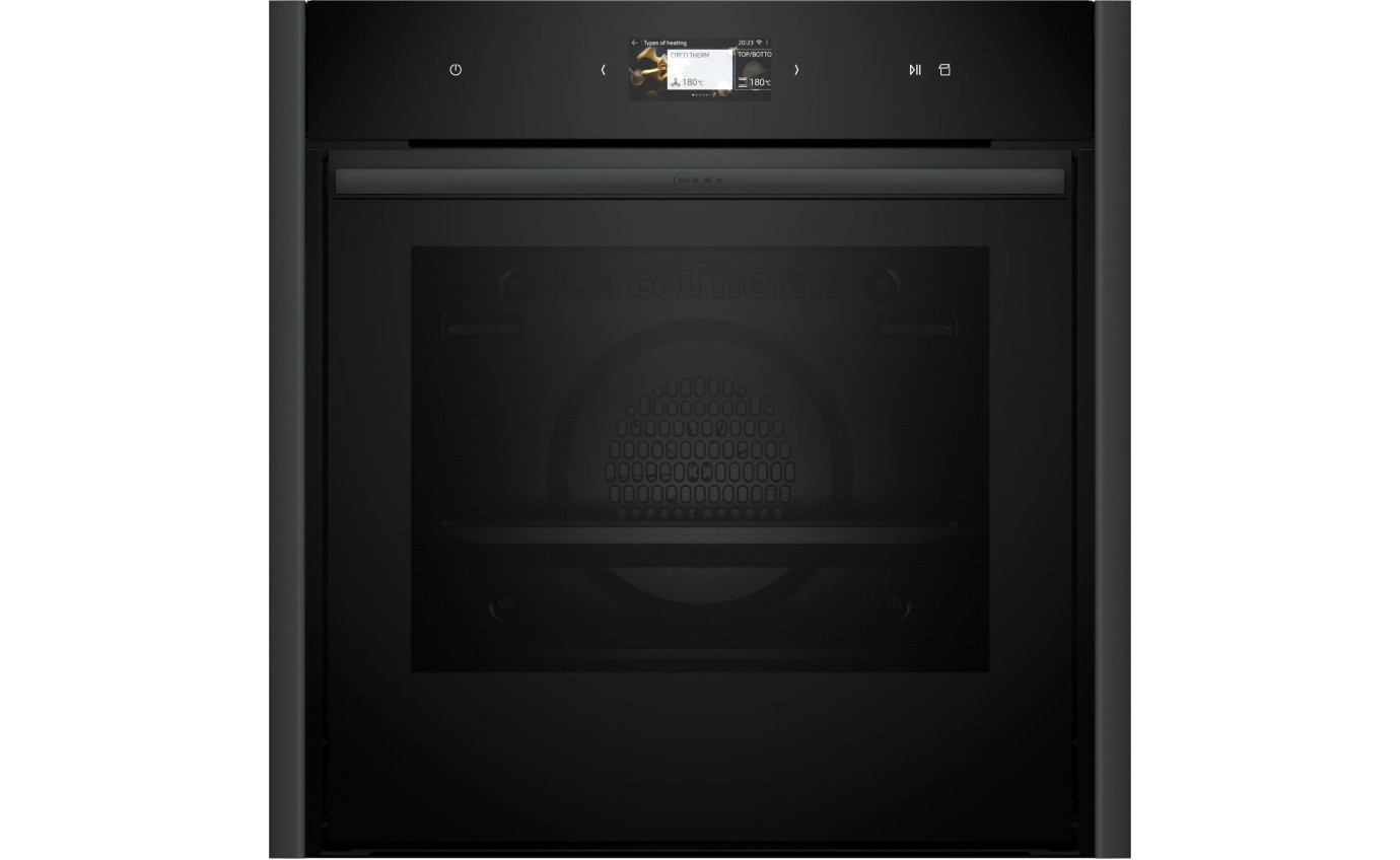 Neff 60cm N 90 Pyrolytic Slide & Hide Oven with Added Steam (VarioSteam) - Anthracite Grey B69VS73Y0AAG