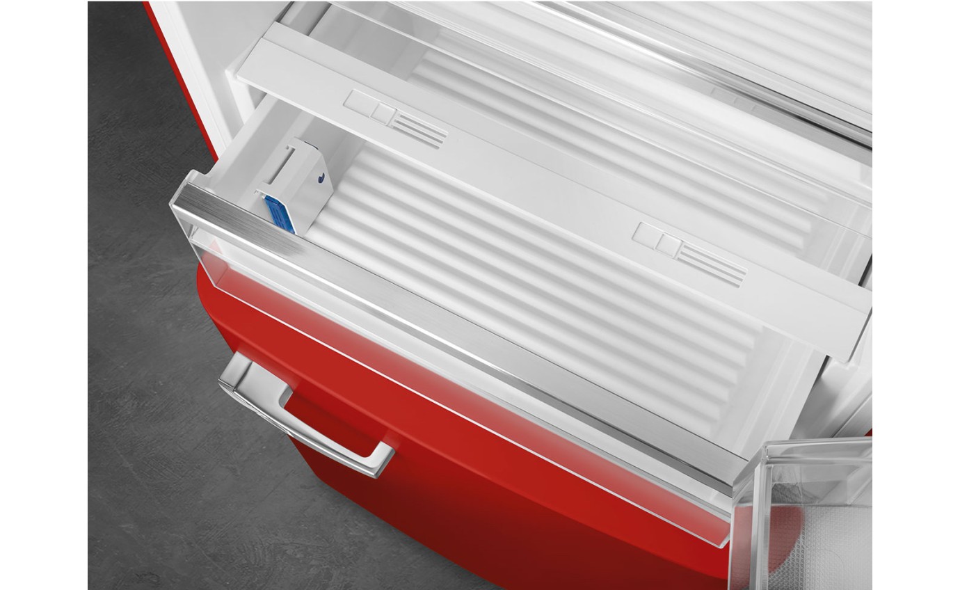 Smeg 481L 50s Style Retro Bottom Mount Fridge (Red) FAB38RRD5AU