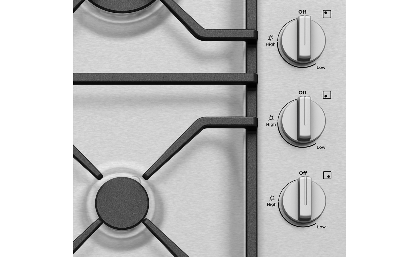 Westinghouse 60cm Gas Cooktop WHG645SB