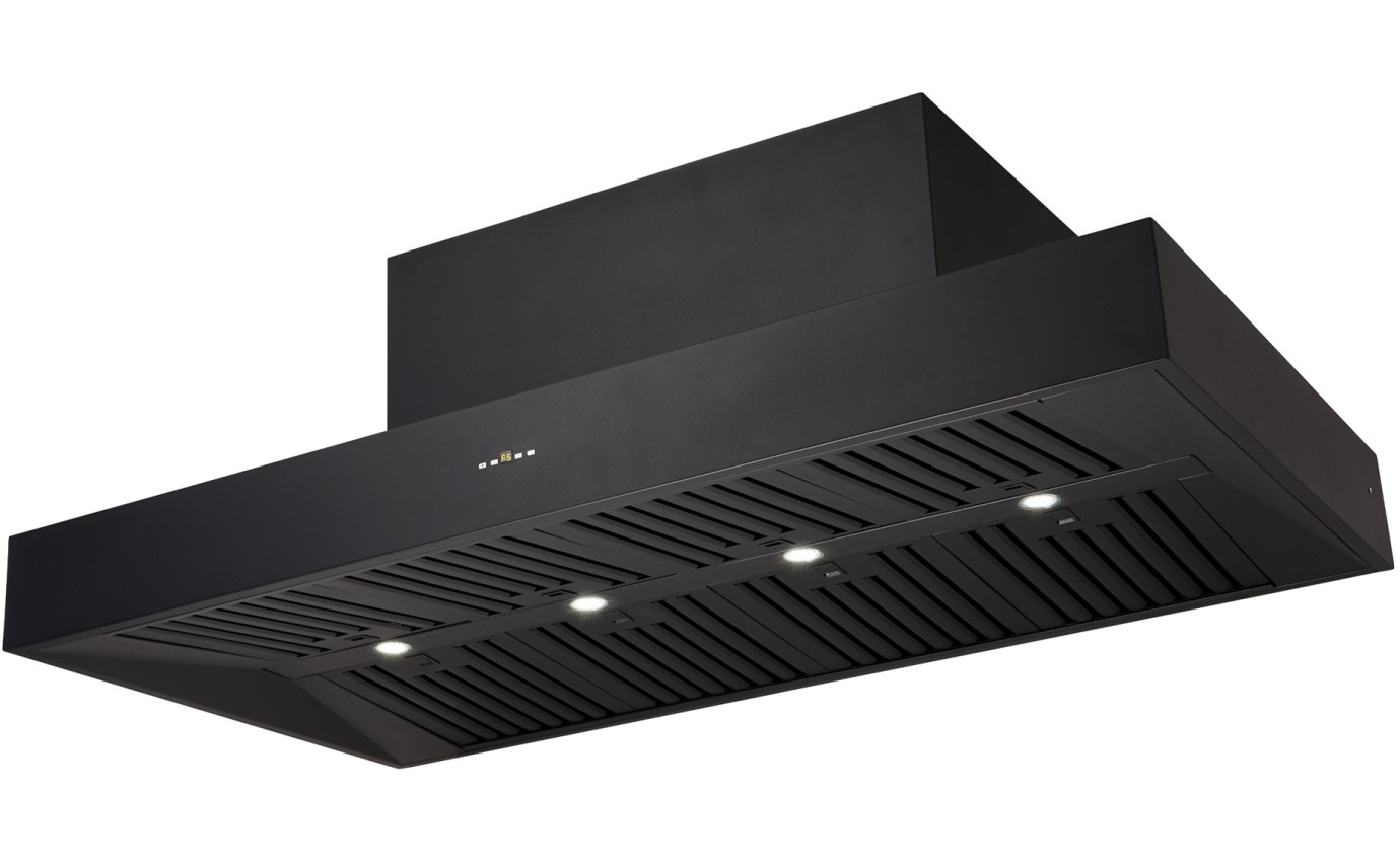 Schweigen Black BBQ Alfresco Rangehood 1500mm (Non Silent) CL7375B