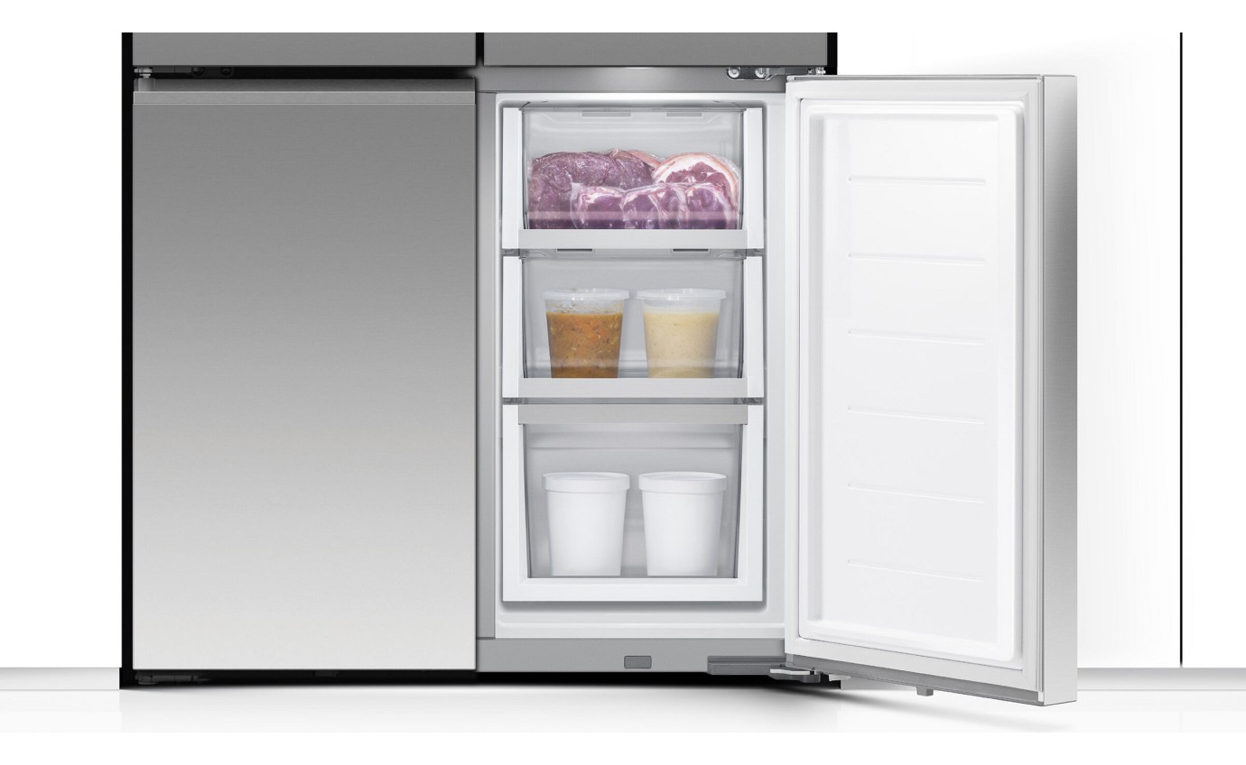 Fisher & Paykel 690L Series 7 Quad Door Refrigerator Freezer, Ice & Water RF730QNUVX1
