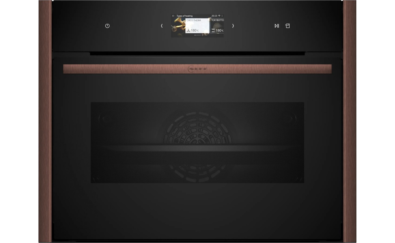 Neff 45cm N 90 Flex Design Compact Combi Steam Oven (Full Steam) - Brushed Bronze C29FS31Y0ABB