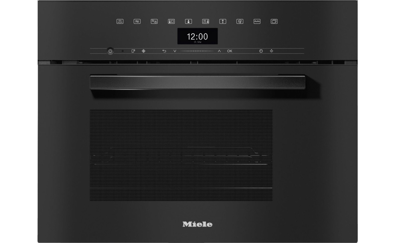 Miele 45cm VitroLine Steam Oven with Microwave - Obsidian Black DGM7440OB