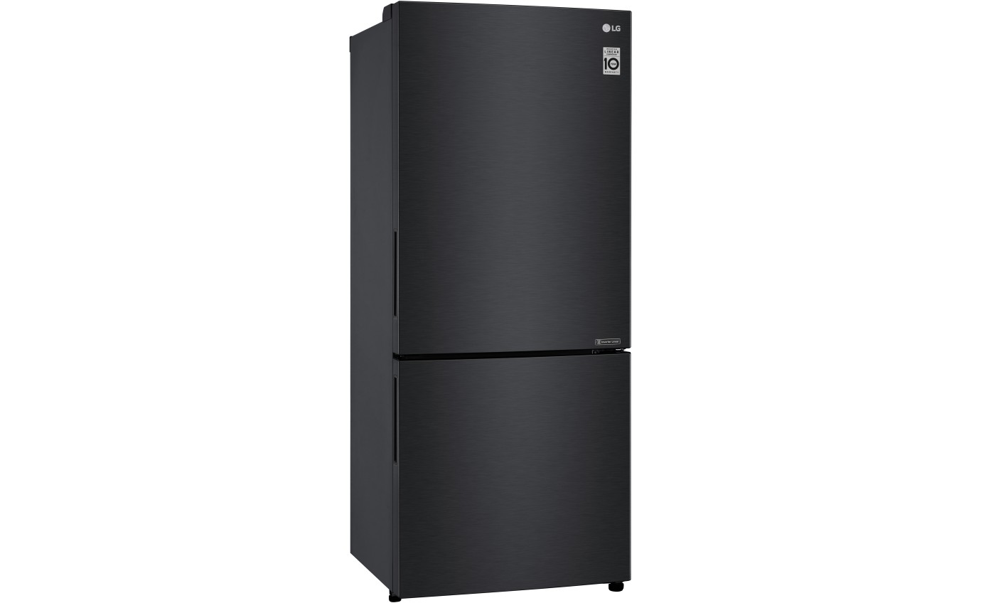 LG 420L Bottom Mount Fridge (Matte Black) GB455MBL