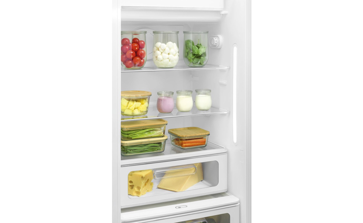 Smeg 270L 50s Style Retro Single Door Fridge (Perfectly Pale) FAB28RDPP5