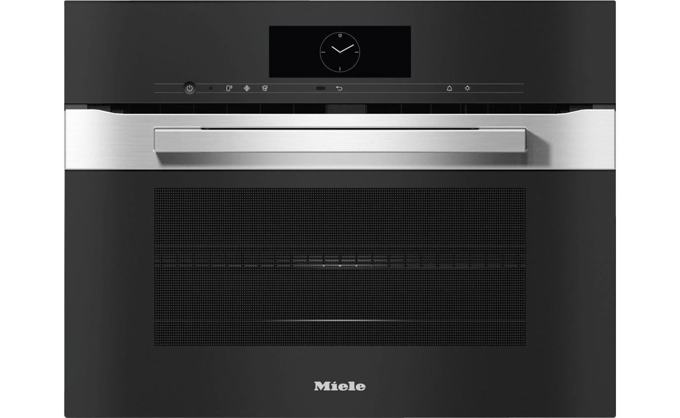 Miele 45cm PureLine Combi-Microwave Speed Oven - Clean Steel H7840BMCS