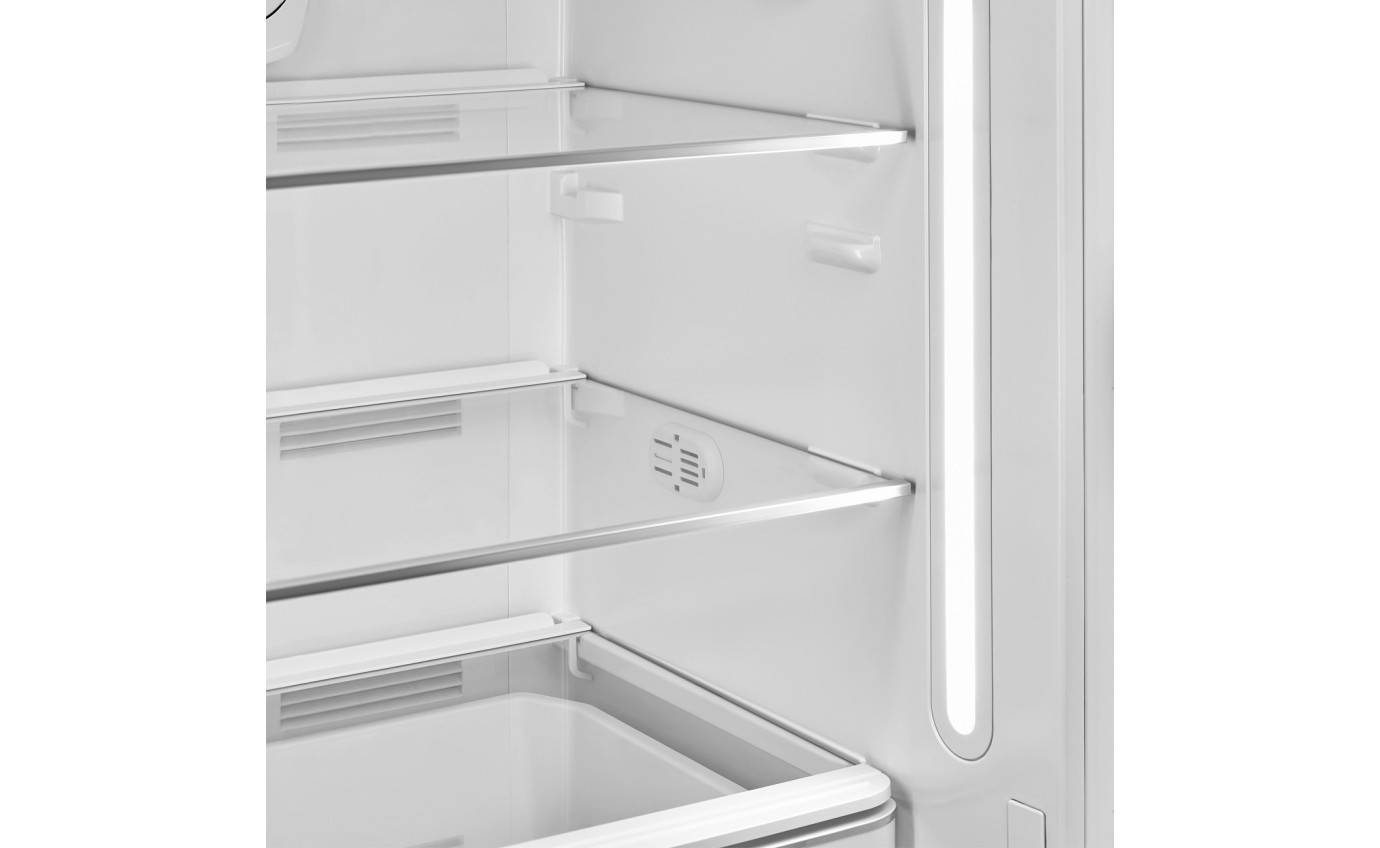 Smeg 270L 50s Style Retro Single Door Fridge (Matte Black) FAB28RDBLM5