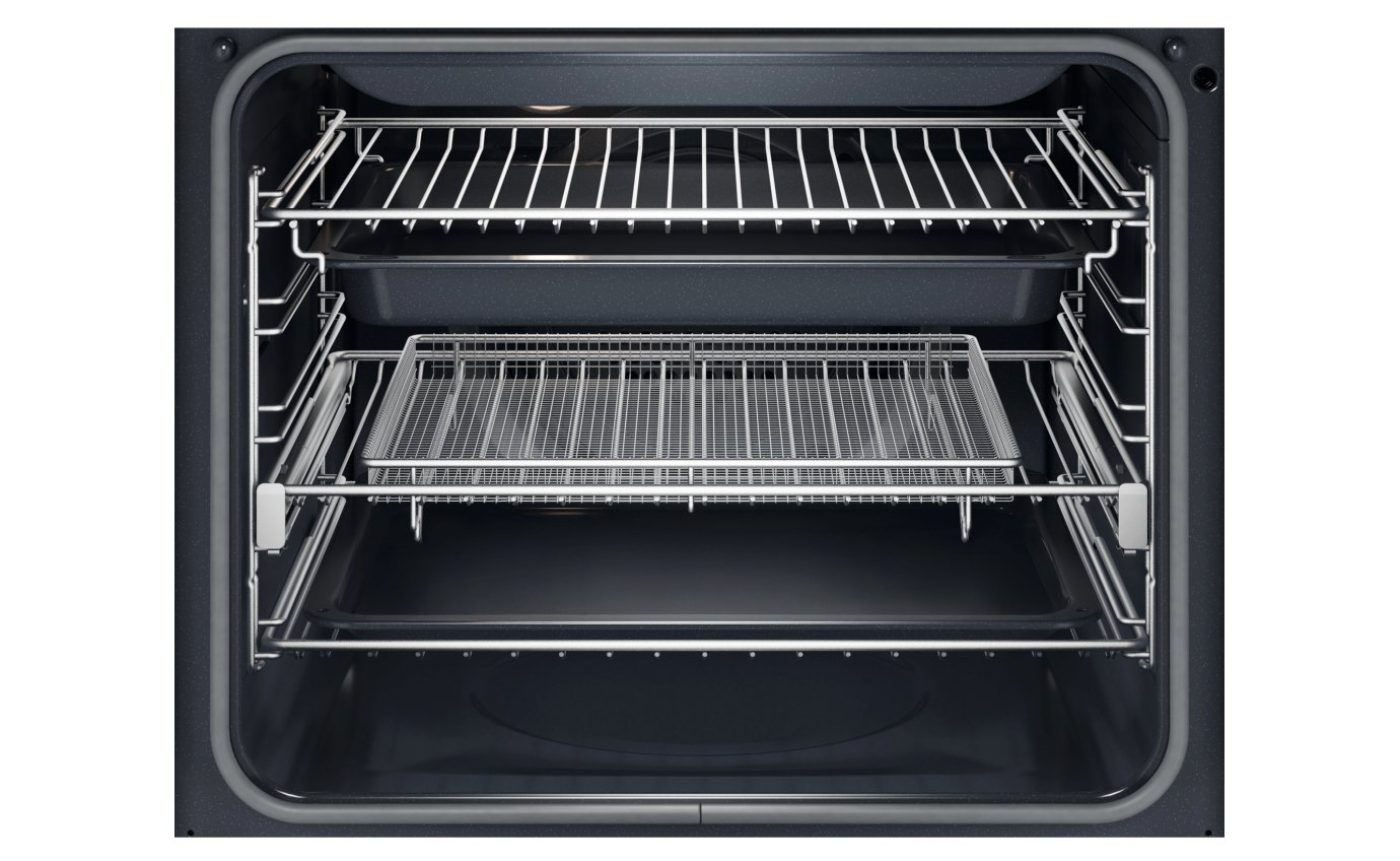 Electrolux 60cm 600 Series Pyrolytic Oven with SteamBake (Black) EVEP6515DF