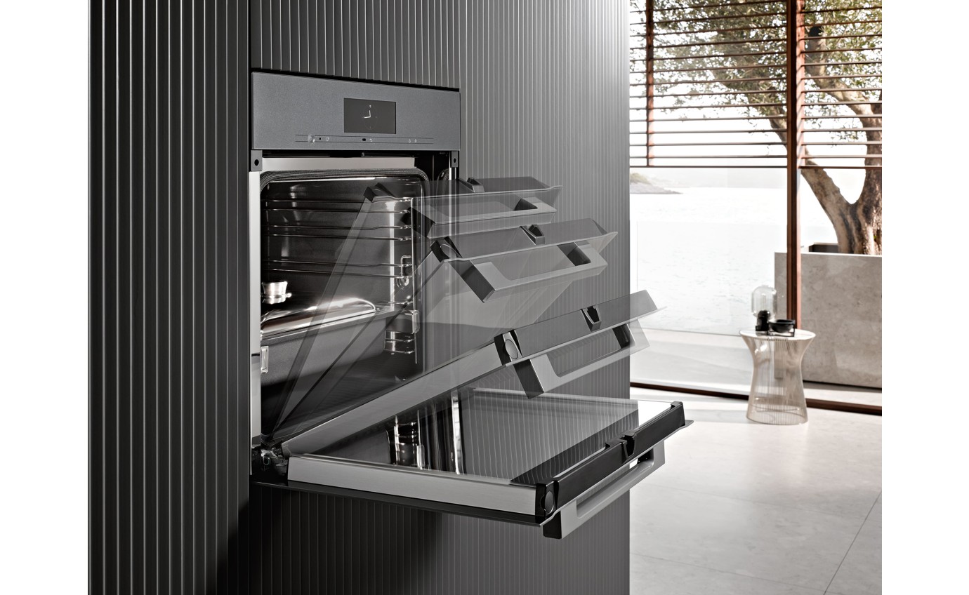 Miele 60cm PureLine Combi Steam Oven - Clean Steel DGC7250CS