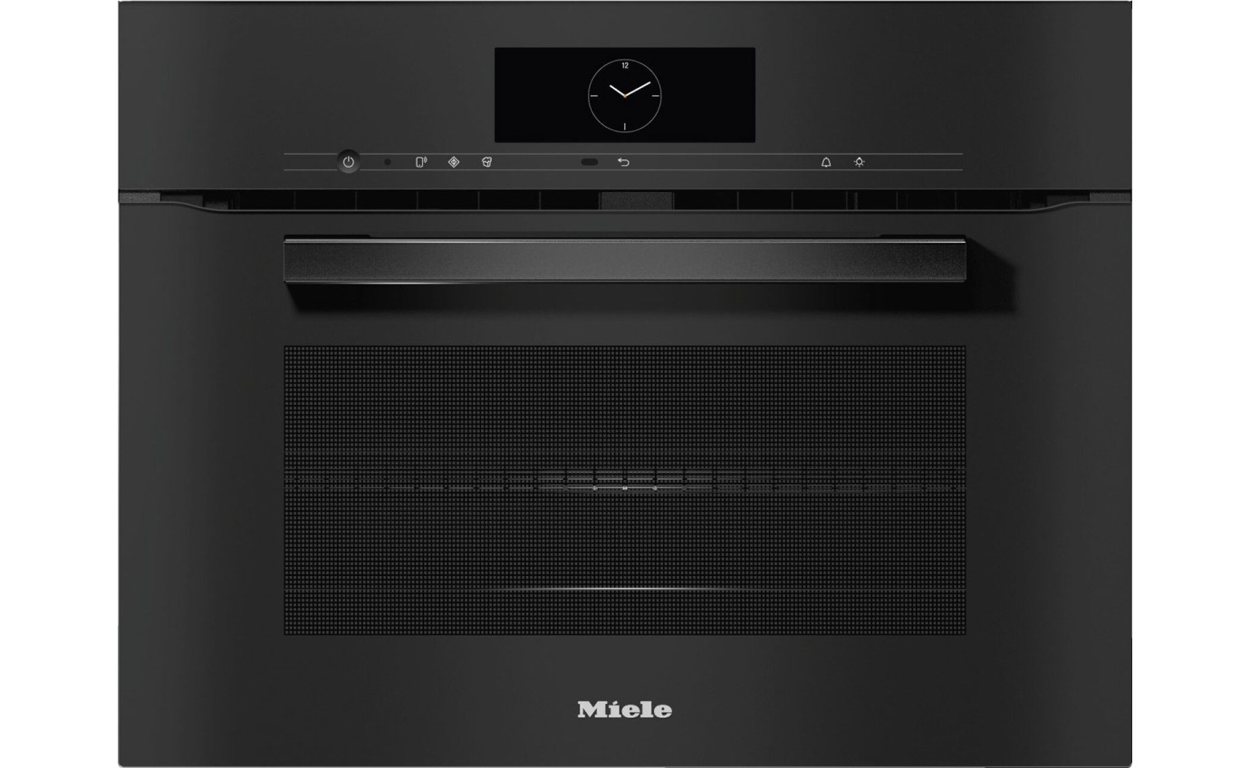Miele 45cm VitroLine Combi-Microwave Speed Oven - Obsidian Black H7840BMOB