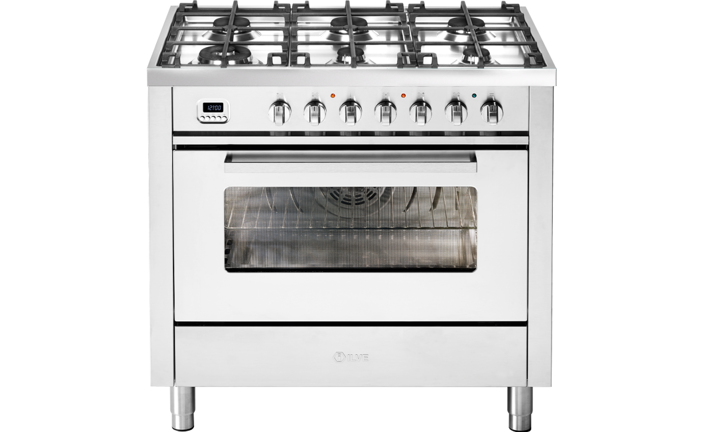 White 90cm freestanding oven cheap