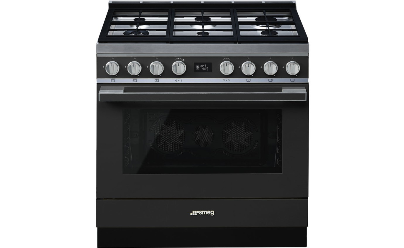 Smeg 90cm Portofino Pyrolytic Freestanding Cooker CPF9GPANA