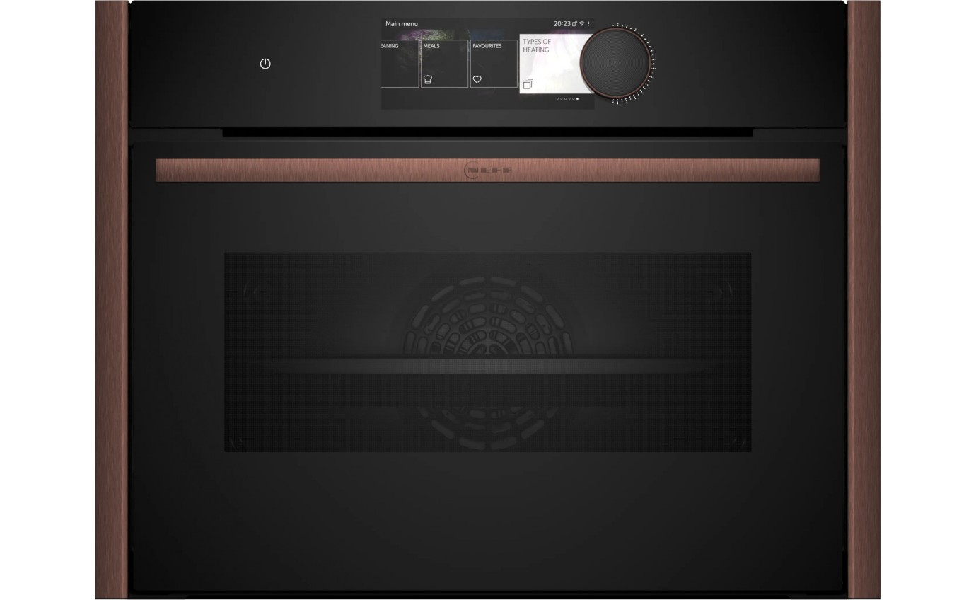 Neff 45cm N 90 Built-in Compact Oven with Steam Function (Brushed Bronze) C29FY5CY0BB