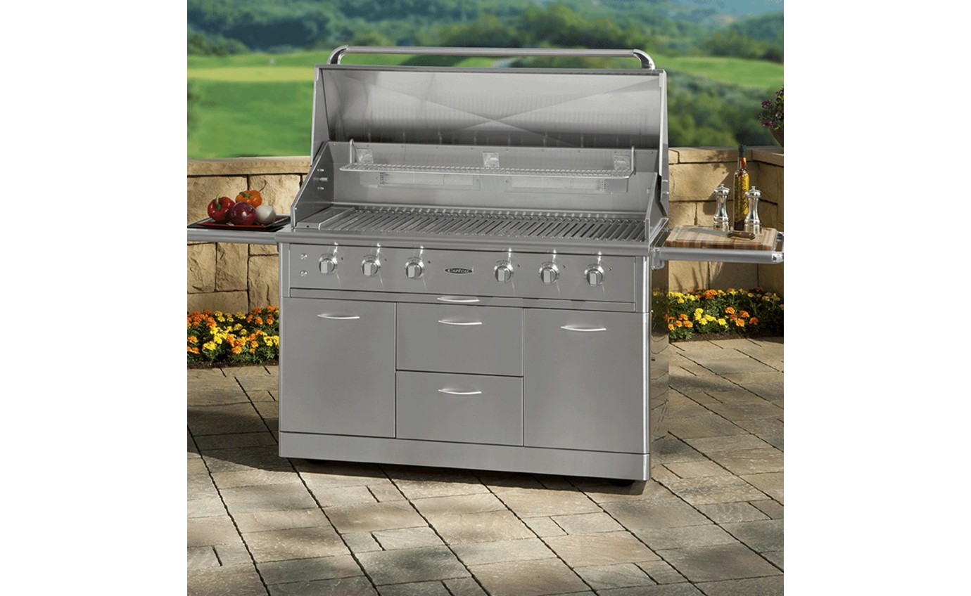 Capital 52 inch Cart Model Open Grill BBQ ACG52RFS1NL
