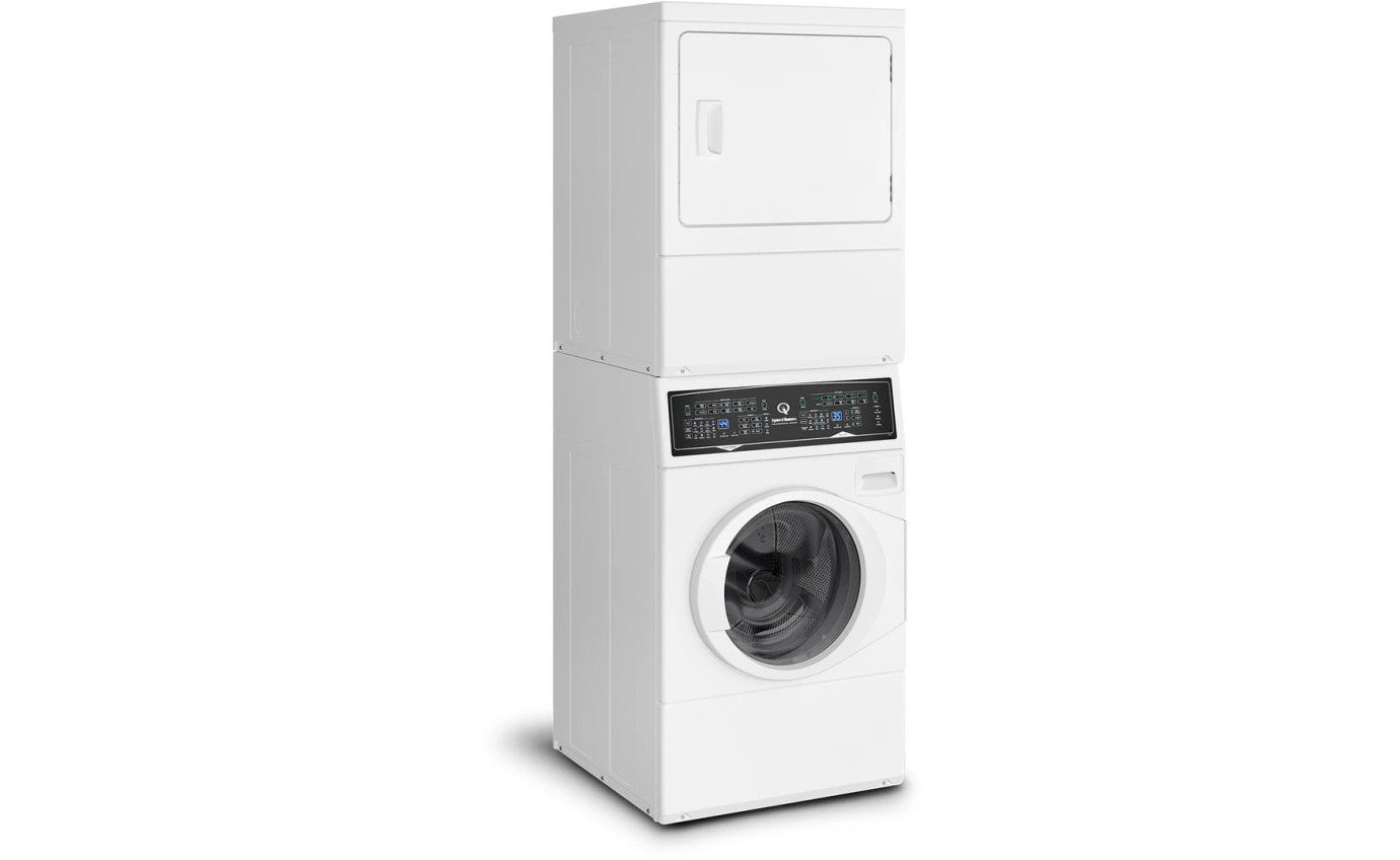 Speed Queen Washing Machine/Dryer Stack ATEE9A