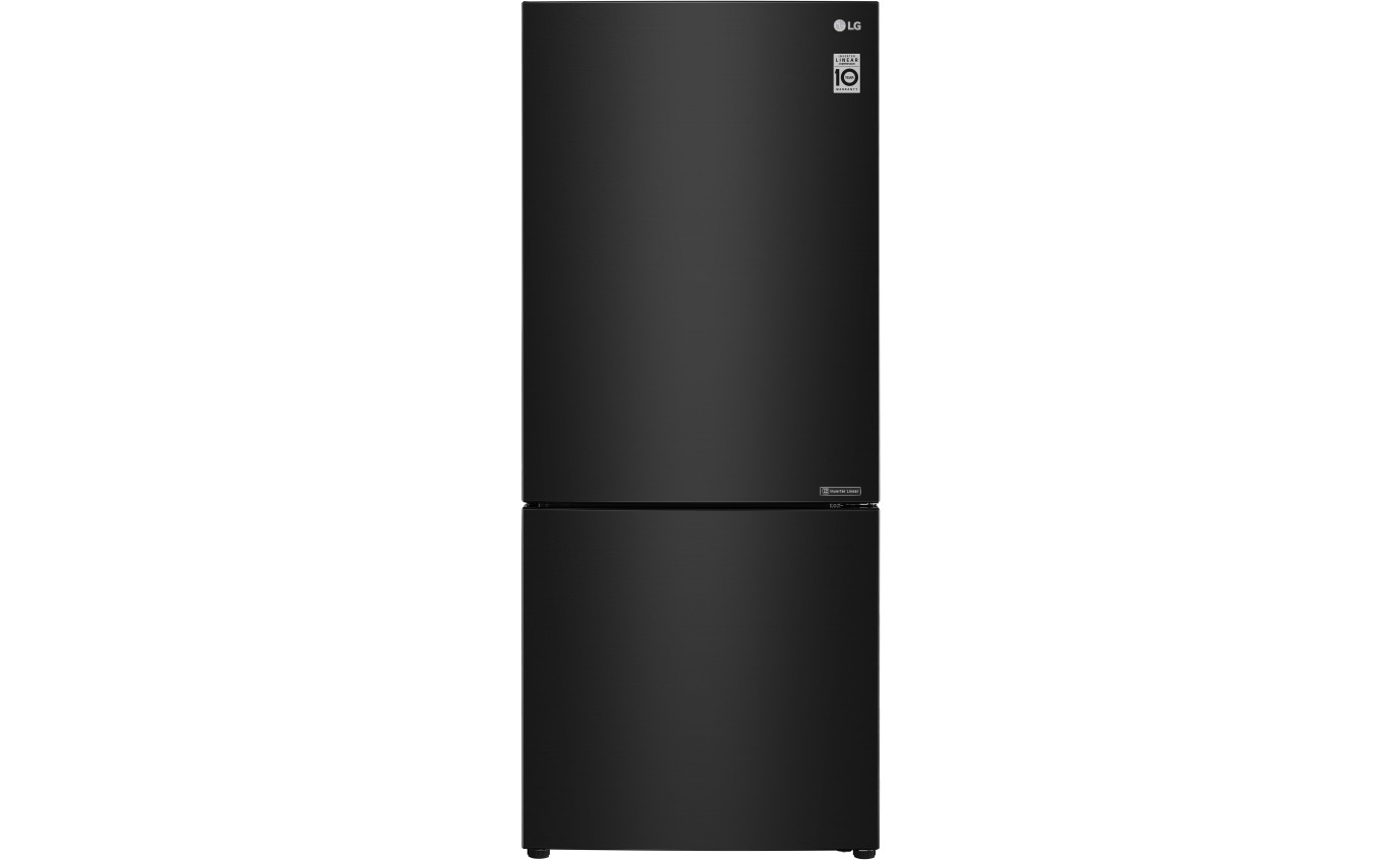 LG 420L Bottom Mount Fridge (Black Stainless Steel) GB455BTL