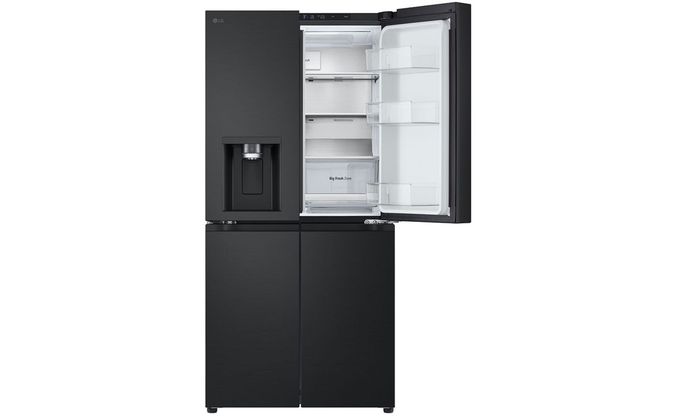 LG 506L Slim French Door Fridge (Matte Black) GFL500MBL