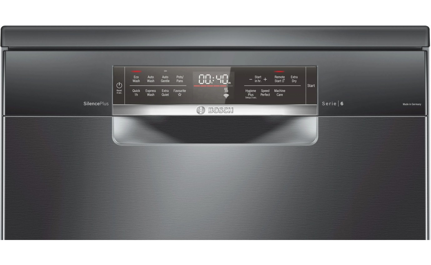 Bosch 60cm Series 6 Freestanding Dishwasher (Black Inox) SMS6HCB01A