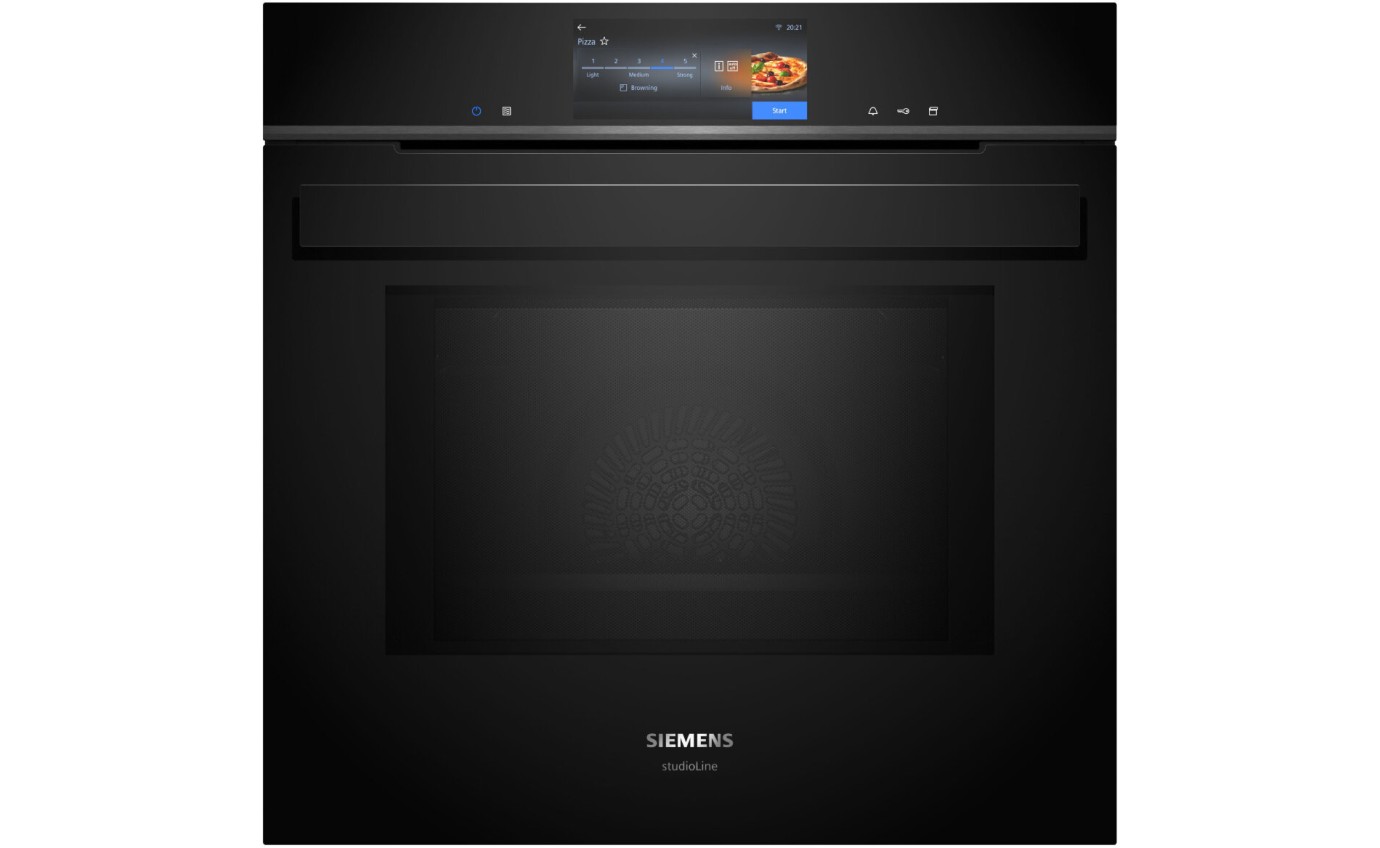 Siemens iQ700 StudioLine 60cm Pyrolytic Oven with PulseSteam & Microwave Function HN978GQB1B
