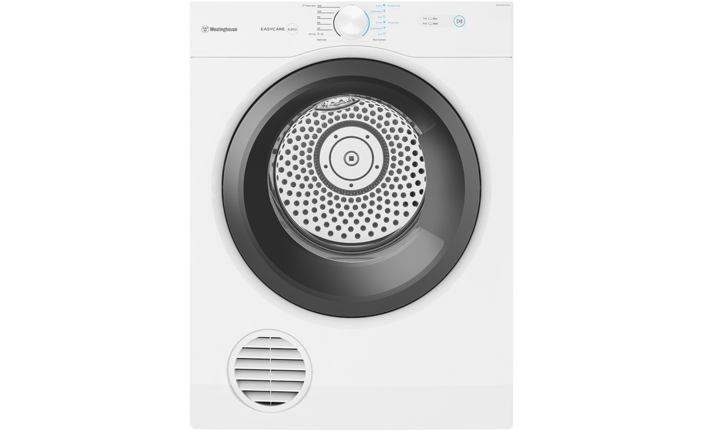 Westinghouse 5.5kg Vented Dryer WDV556N3WB