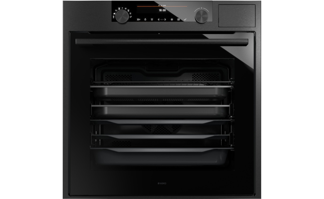 Asko 60cm Steam Oven (Black Steel) OCS8687B