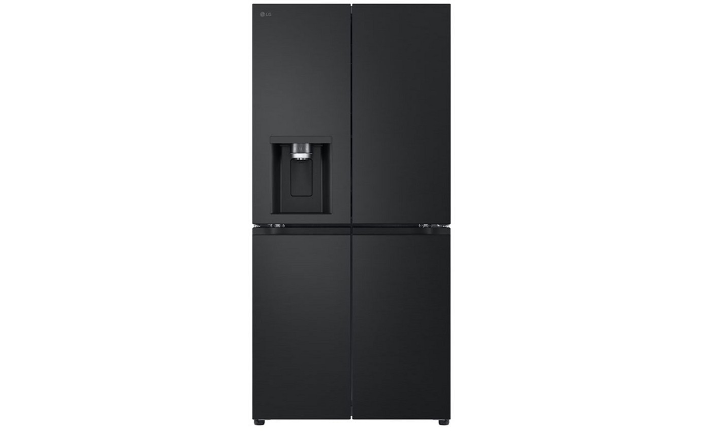 LG 506L Slim French Door Fridge (Matte Black) GFL500MBL