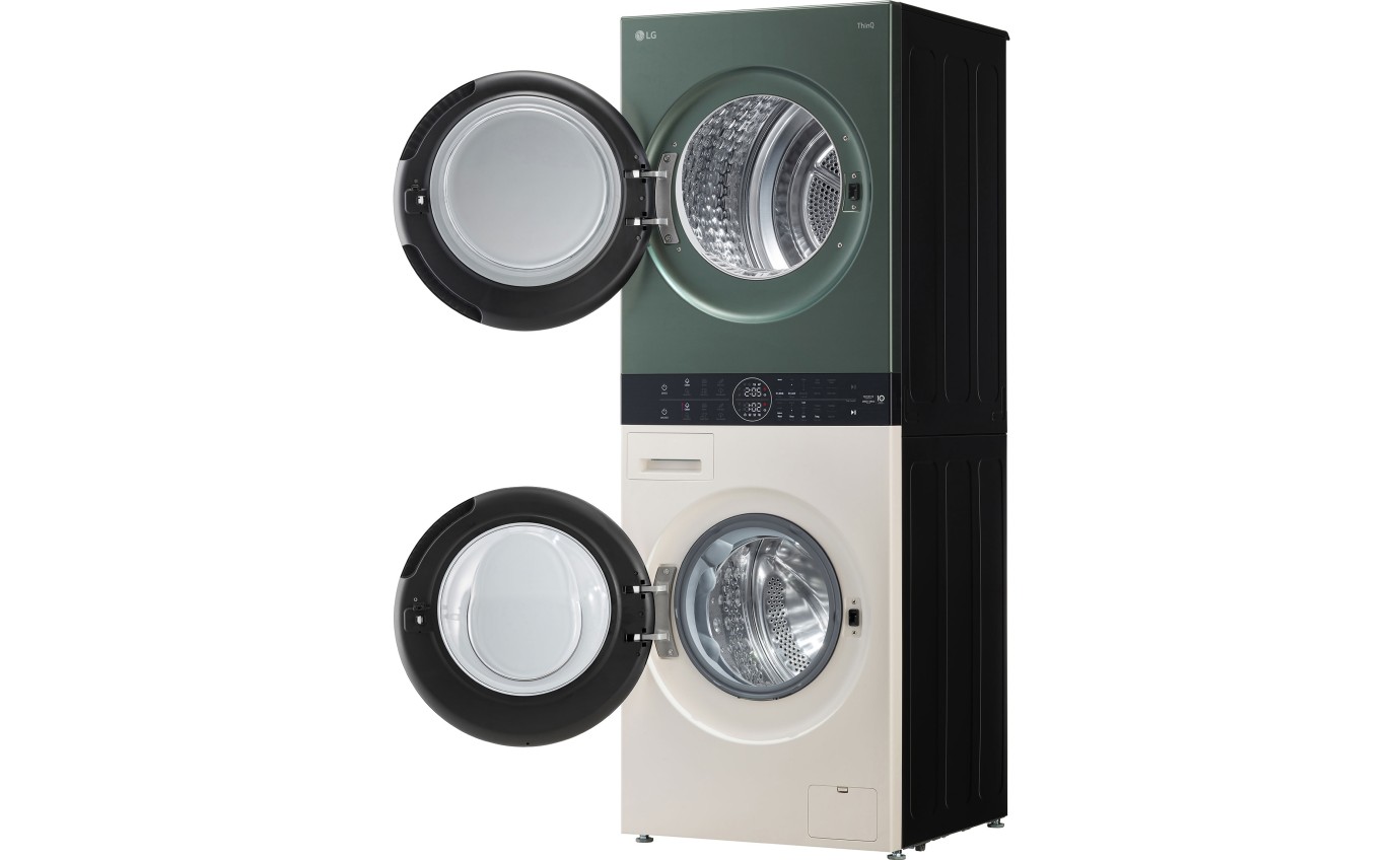 LG 12kg/9kg Wash Tower - Forest Green/Beige WWT1209FGB