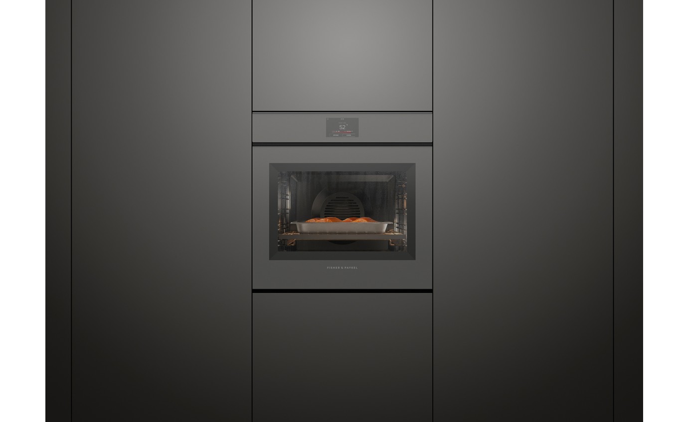Fisher & Paykel 60cm Series 11 Minimal Handleless Combi-Steam Oven - Grey Glass OS60SMTNG1