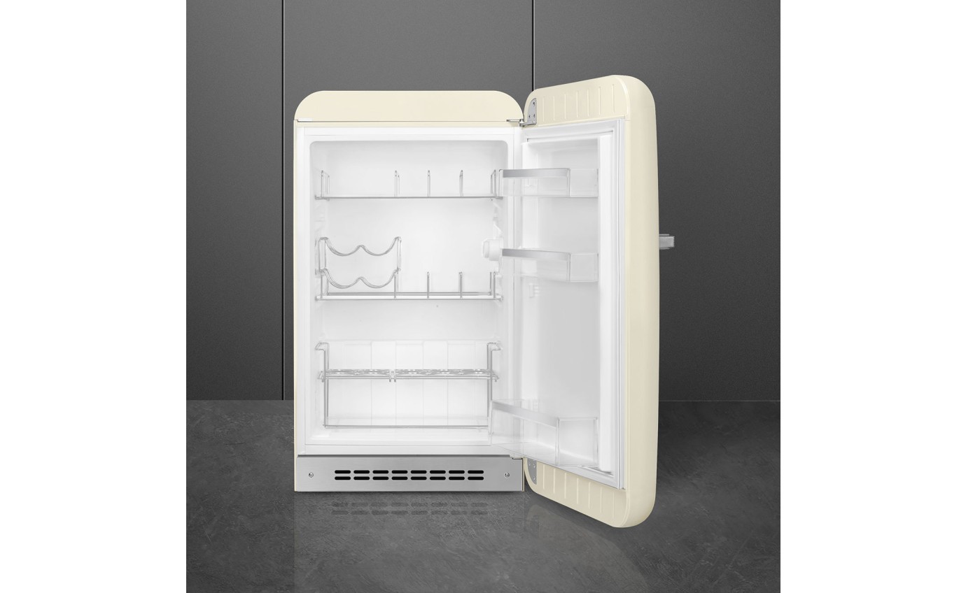 Smeg 135L 50s Style Retro Bar Fridge (Cream) FAB10HRCR5AU