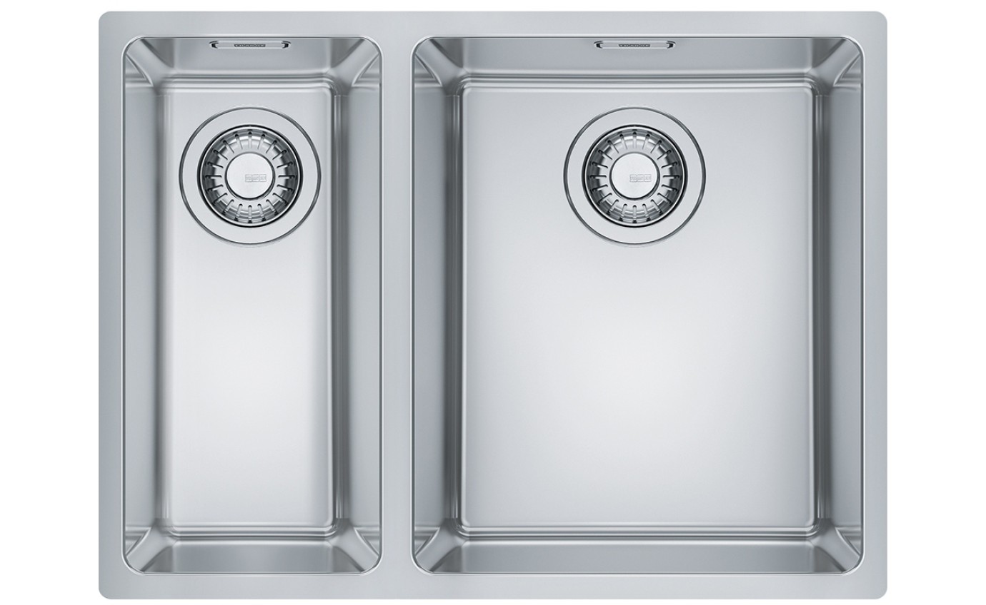 Franke Maris Double Bowl Sink MRX2603419SBL