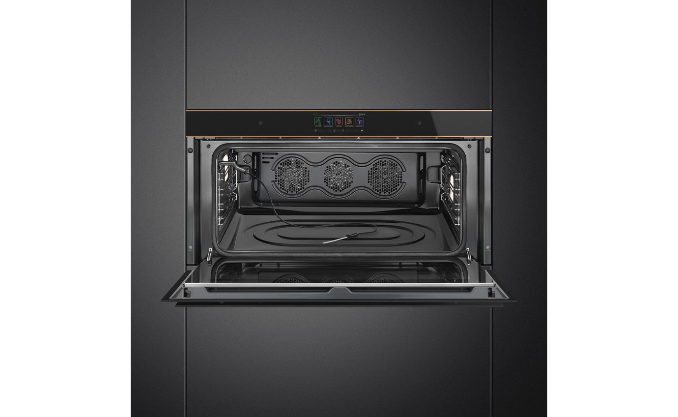 Smeg 90cm Dolce Stil Novo Wi-Fi Thermoseal Pyrolytic Oven SFPR9606WTPNR