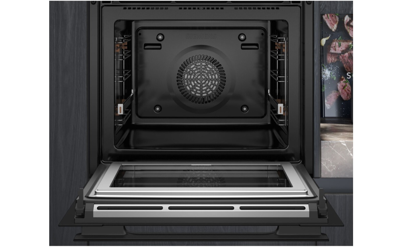 Siemens iQ700 StudioLine 60cm Pyrolytic Oven with PulseSteam & Microwave Function HN978GQB1B